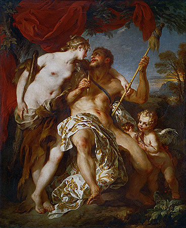 Hercules and Omphale, 1724 | Francois Lemoyne | Gemälde Reproduktion