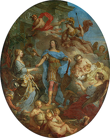 Louis XV Bringing Peace to Europe, undated | Francois Lemoyne | Painting Reproduction