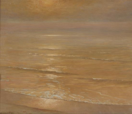 Die goldene Stunde, Laguna Beach, c.1923 | Frank Cuprien | Gemälde Reproduktion