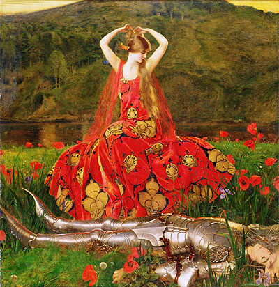 La Belle Dame Sans Merci, 1926 by Frank Cadogan Cowper | Painting Reproduction