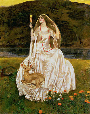 The Damsel of the Lake, Called Nimue the Enchantress, 1924 | Frank Cadogan Cowper | Painting Reproduction