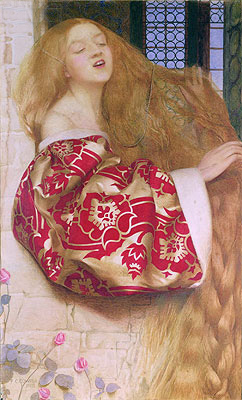Rapunzel, 1908 by Frank Cadogan Cowper | Painting Reproduction