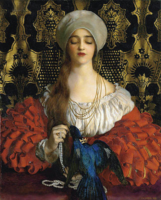 The Blue Bird, 1918 by Frank Cadogan Cowper | Painting Reproduction