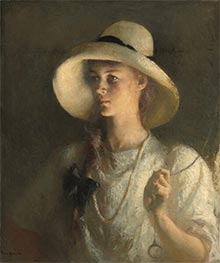 My Daughter, 1912 by Frank Weston Benson | Painting Reproduction