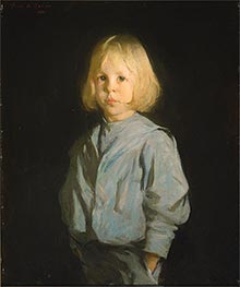 Porträt eines Knaben, 1896 von Frank Weston Benson | Gemälde-Reproduktion