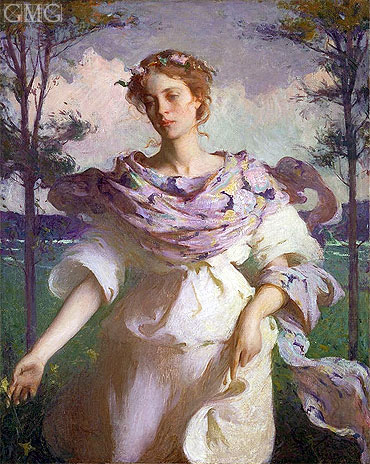 Sommer, 1890 | Frank Weston Benson | Gemälde Reproduktion