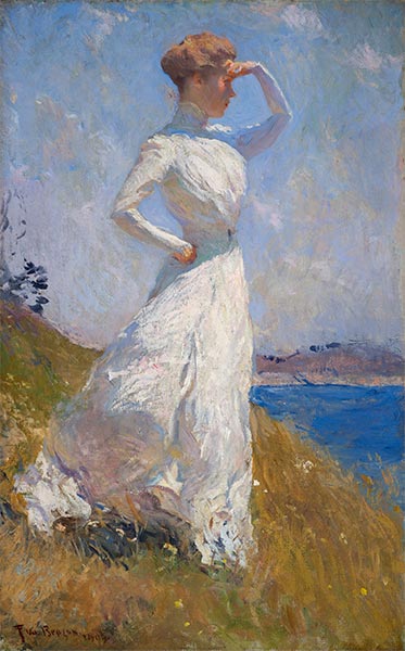 Sonnenlicht, 1909 | Frank Weston Benson | Gemälde Reproduktion