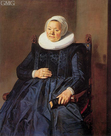 Portrait of a Woman, 1635 | Frans Hals | Painting Reproduction