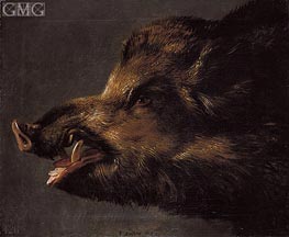 Boar's Head, c.1620/40 by Frans Snyders | Painting Reproduction