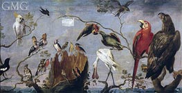 Concert of the Birds, c.1629/30 by Frans Snyders | Painting Reproduction