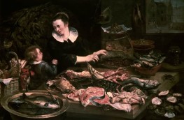 The Fish Market, c.1579/1657 by Frans Snyders | Painting Reproduction