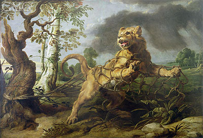 The Lion and the Mouse, Undated | Frans Snyders | Gemälde Reproduktion