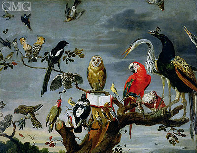 Concert of Birds, Undated | Frans Snyders | Painting Reproduction