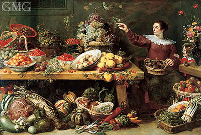 Still Life with Fruit and Vegetables, c.1625/35 | Frans Snyders