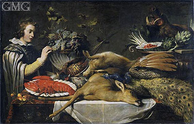 Pantry Scene with a Page, c.1612 | Frans Snyders | Painting Reproduction