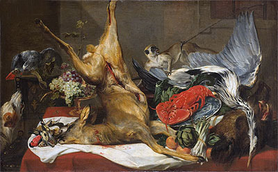 Stillleben mit totem Wild | Frans Snyders | Gemälde Reproduktion