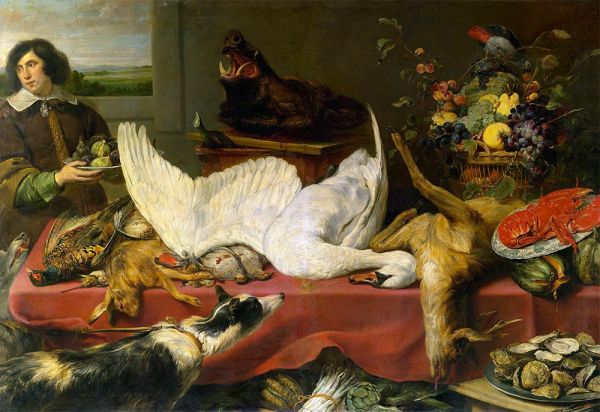 Still Life with a Swan, 1775 | Frans Snyders | Painting Reproduction