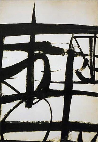 Kardinal, 1950 von Franz Kline | Gemälde-Reproduktion