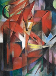 Foxes, 1913 by Franz Marc | Painting Reproduction