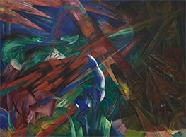 Animal Destinies (The Trees Showed Their Rings, the Animals Their Veins), 1913 by Franz Marc | Painting Reproduction