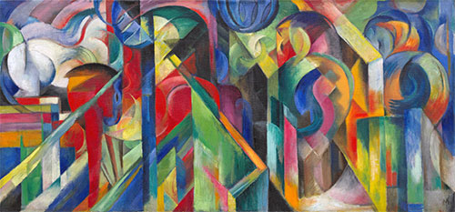 Stables, 1913 | Franz Marc | Painting Reproduction