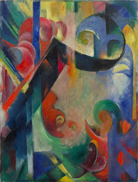 Broken Forms, 1914 | Franz Marc | Painting Reproduction