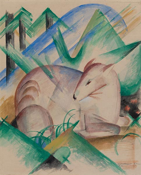 Red Deer | Franz Marc | Painting Reproduction