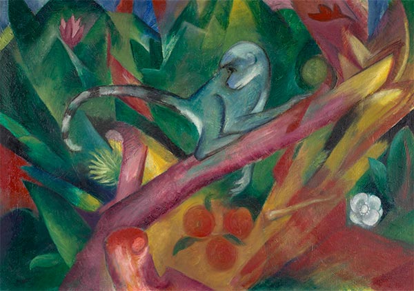The Monkey | Franz Marc | Painting Reproduction