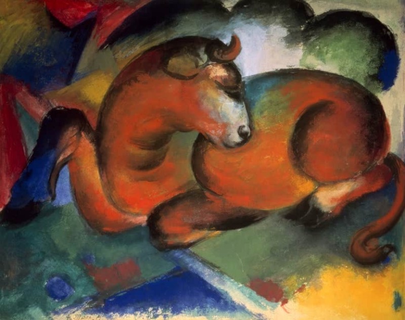 Red Bull, 1912 | Franz Marc