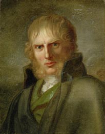 The Painter Caspar David Friedrich, Undated von Franz Gerhard von Kugelgen | Gemälde-Reproduktion