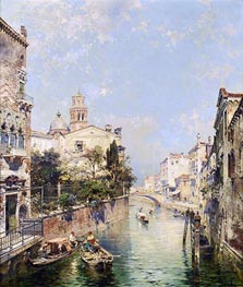 Santa Barnaba, Venice, undated by Unterberger | Painting Reproduction