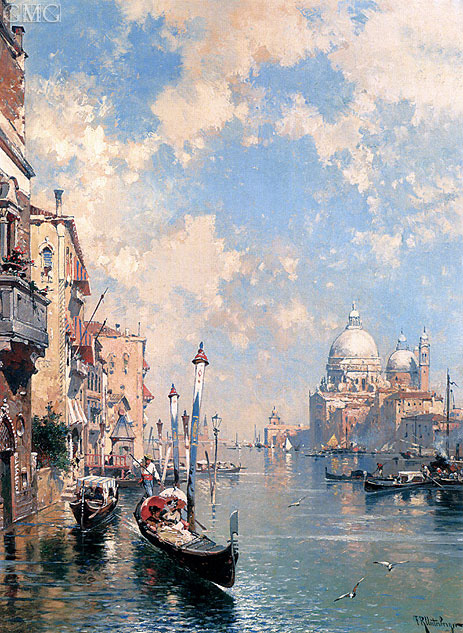 The Grand Canal, Venice, undated | Unterberger | Painting Reproduction