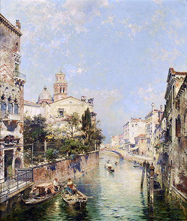 Santa Barnaba, Venice, undated | Unterberger | Painting Reproduction
