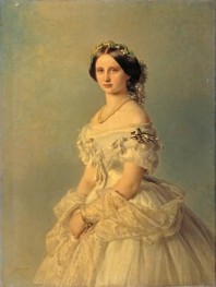 Porträt der Großherzogin Louise von Baden | Franz Xaver Winterhalter | Gemälde Reproduktion