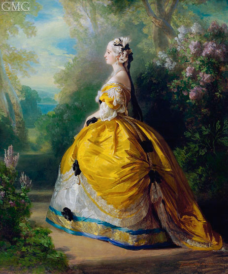 The Empress Eugenie de Montijo, Condesa de Teba, 1854 | Franz Xavier Winterhalter | Painting Reproduction