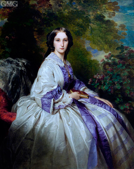 Countess Alexander Nikolaevitch Lamsdorff, 1859 | Franz Xaver Winterhalter | Painting Reproduction