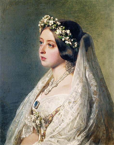 Queen Victoria, 1847 | Franz Xavier Winterhalter | Painting Reproduction