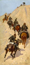 Scouts Climbing a Mountain, 1891 by Frederic Remington | Painting Reproduction