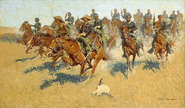 On the Southern Plains, 1907 | Frederic Remington | Painting Reproduction