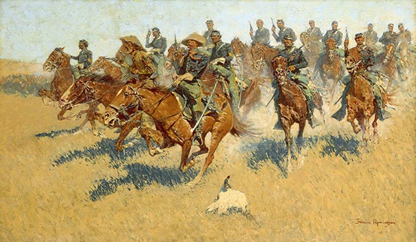On the Southern Plains, 1907 by Frederic Remington | Painting Reproduction