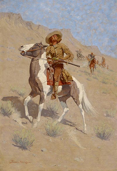 The Scout, c.1902 by Frederic Remington | Painting Reproduction