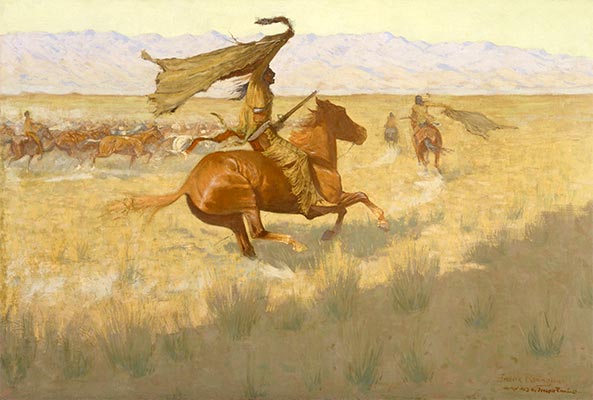 Horse Thieves, 1903 by Frederic Remington | Painting Reproduction
