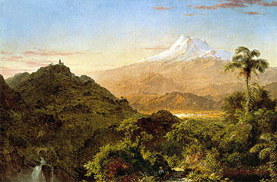 South American Landscape, 1856 | Frederic Edwin Church | Gemälde Reproduktion