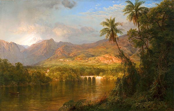 South American Landscape, 1873 | Frederic Edwin Church | Gemälde Reproduktion