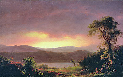A Catskill Landscape, c.1858/60 | Frederic Edwin Church | Painting Reproduction