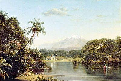 Ansicht am Magdalena-Fluss | Frederic Edwin Church | Gemälde Reproduktion