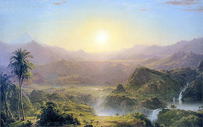 The Andes of Ecuador, 1855 | Frederic Edwin Church | Gemälde Reproduktion