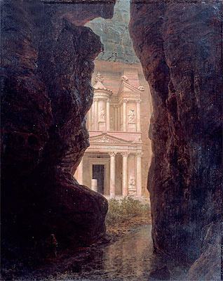 El Khasne, Petra, 1874 | Frederic Edwin Church | Painting Reproduction