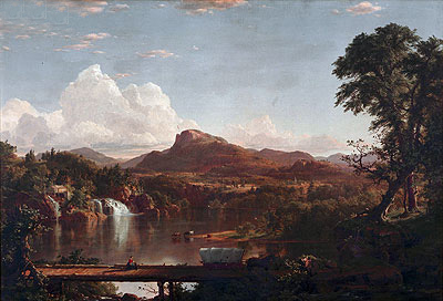 Scene in the Catskills, 1851 | Frederic Edwin Church | Gemälde Reproduktion