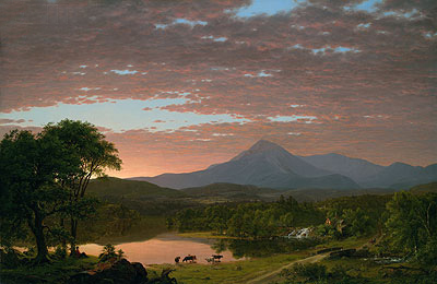 Mountain Ktaadn, 1853 | Frederic Edwin Church | Painting Reproduction